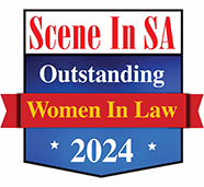 Best woman in law San Antonio, TX 2023 logo.